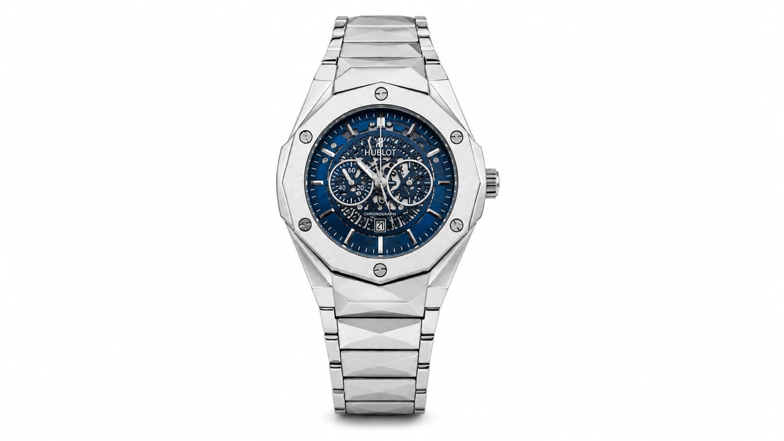 Blue Chronograph Luxury Watch