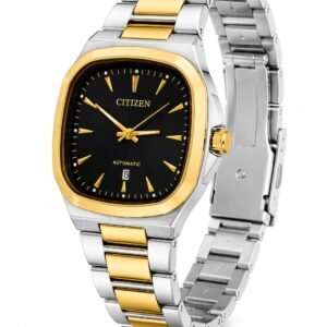 Two-Tone Black & Gold Automatic Watch