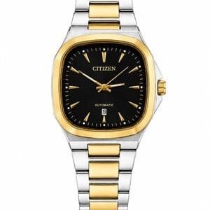 Two-Tone Black & Gold Automatic Watch